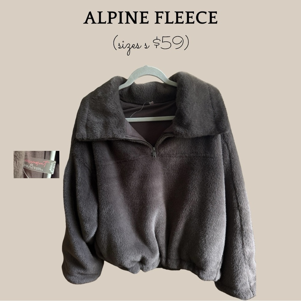 FP Movement Greige Fleece Pullover